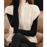 ニットベスト プチハイネック ニットジレ | SUNSHINE CLOSET | 詳細画像7