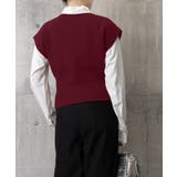 ニットベスト フロントボタン ニットジレ | SUNSHINE CLOSET | 詳細画像10 