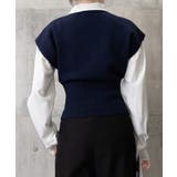 ニットベスト フロントボタン ニットジレ | SUNSHINE CLOSET | 詳細画像3 