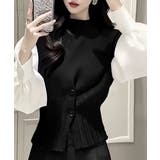 ニットベスト フロントボタン ニットジレ | SUNSHINE CLOSET | 詳細画像4 