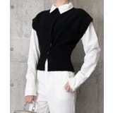 ニットベスト フロントボタン ニットジレ | SUNSHINE CLOSET | 詳細画像6 