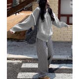 ゆったりニットトップスラウンドネック冬服 | SUNSHINE CLOSET | 詳細画像3 