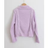 ケーブル編みニットカーディガン ビッグ襟 | SUNSHINE CLOSET | 詳細画像21 