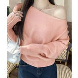 ボートネックニットトップスオフショルダー | SUNSHINE CLOSET | 詳細画像19 