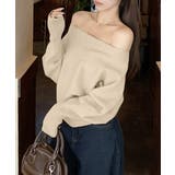 ボートネックニットトップスオフショルダー | SUNSHINE CLOSET | 詳細画像3 