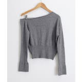 ワンショルダーニットトップス裾ボタン秋服 | SUNSHINE CLOSET | 詳細画像21 