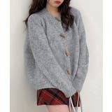トグルボタンニットカーディガン長袖秋冬服 | SUNSHINE CLOSET | 詳細画像1