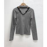 チョーカー風カットソーレース付きTシャツ | SUNSHINE CLOSET | 詳細画像17