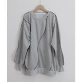 ステッチスウェット ゆったり トレーナー | SUNSHINE CLOSET | 詳細画像21 