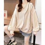 ステッチスウェット ゆったり トレーナー | SUNSHINE CLOSET | 詳細画像8 