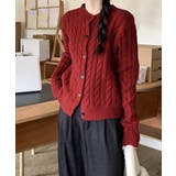 ケーブルニットカーディガン 前開きニット | SUNSHINE CLOSET | 詳細画像11 