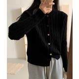 ケーブルニットカーディガン 前開きニット | SUNSHINE CLOSET | 詳細画像5 