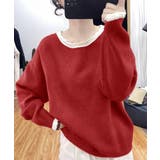 配色ニットプルオーバーラウンドネック秋服 | SUNSHINE CLOSET | 詳細画像10 