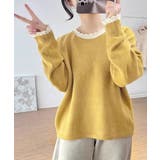 配色ニットプルオーバーラウンドネック秋服 | SUNSHINE CLOSET | 詳細画像14 