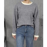 配色ニットプルオーバーラウンドネック秋服 | SUNSHINE CLOSET | 詳細画像17 