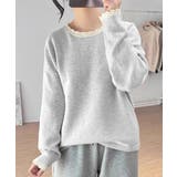 配色ニットプルオーバーラウンドネック秋服 | SUNSHINE CLOSET | 詳細画像9 