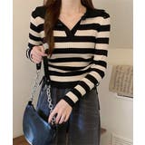 ポロニットドローストリングリブニット薄手 | SUNSHINE CLOSET | 詳細画像10 