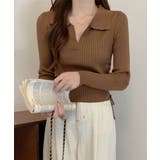 ポロニットドローストリングリブニット薄手 | SUNSHINE CLOSET | 詳細画像13 