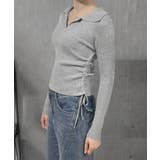 ポロニットドローストリングリブニット薄手 | SUNSHINE CLOSET | 詳細画像18 