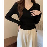 ポロニットドローストリングリブニット薄手 | SUNSHINE CLOSET | 詳細画像5 