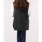 レディース サイドスリット ニットチョッキ | SUNSHINE CLOSET | 詳細画像12 