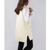 レディース サイドスリット ニットチョッキ | SUNSHINE CLOSET | 詳細画像6 