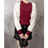 異素材mixニットブラウス レイヤード風 トップス | SUNSHINE CLOSET | 詳細画像16 