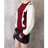 異素材mixニットブラウス レイヤード風 トップス | SUNSHINE CLOSET | 詳細画像17 