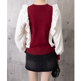 異素材mixニットブラウス レイヤード風 トップス | SUNSHINE CLOSET | 詳細画像18 