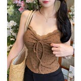 レディース 胸元ギャザー ブラトップキャミ | SUNSHINE CLOSET | 詳細画像11