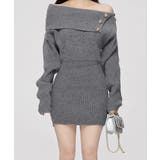 ニットワンピースオフショルダーワンピース | SUNSHINE CLOSET | 詳細画像2