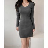 リブニットワンピース タイトワンピース | SUNSHINE CLOSET | 詳細画像10 