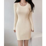 リブニットワンピース タイトワンピース | SUNSHINE CLOSET | 詳細画像2 