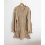 ニットワンピース ケーブル編みミニワンピ | SUNSHINE CLOSET | 詳細画像12