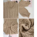 ニットワンピース ケーブル編みミニワンピ | SUNSHINE CLOSET | 詳細画像14
