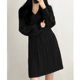 ニットワンピース ケーブル編みミニワンピ | SUNSHINE CLOSET | 詳細画像3