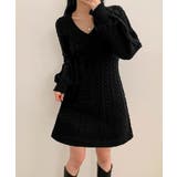 ニットワンピース ケーブル編みミニワンピ | SUNSHINE CLOSET | 詳細画像5