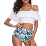 ホワイト | オフショル水着セクシータンキニレディース | SUNSHINE CLOSET