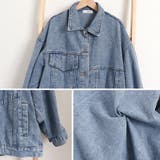 デニムジャケットゆったり レディース春秋 | SUNSHINE CLOSET | 詳細画像18 