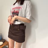 キュロットデニムスカート ハイウエスト | SUNSHINE CLOSET | 詳細画像25 