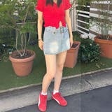 キュロットデニムスカート ハイウエスト | SUNSHINE CLOSET | 詳細画像30 