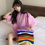 ロングtシャツ レディースビッグtシャツ | ANGELCLOSET | 詳細画像12