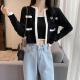 ニットカーディガンタンクトップ2点セット | ANGELCLOSET | 詳細画像7