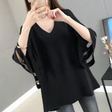 Vネック シャツブラウス レディース夏服 | ANGELCLOSET | 詳細画像5