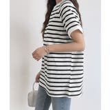ボーダーTシャツ 半袖チュニックTシャツ | SUNSHINE CLOSET | 詳細画像6 