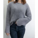 シャギーニットトップス クルーネック長袖 | SUNSHINE CLOSET | 詳細画像32