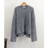シャギーニットトップス クルーネック長袖 | SUNSHINE CLOSET | 詳細画像35