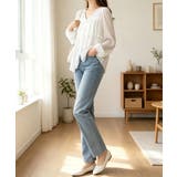 きれいめカジュアル シフォンブラウス 透け感トップス | SUNSHINE CLOSET | 詳細画像18