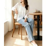 きれいめカジュアル シフォンブラウス 透け感トップス | SUNSHINE CLOSET | 詳細画像19