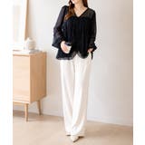 きれいめカジュアル シフォンブラウス 透け感トップス | SUNSHINE CLOSET | 詳細画像6